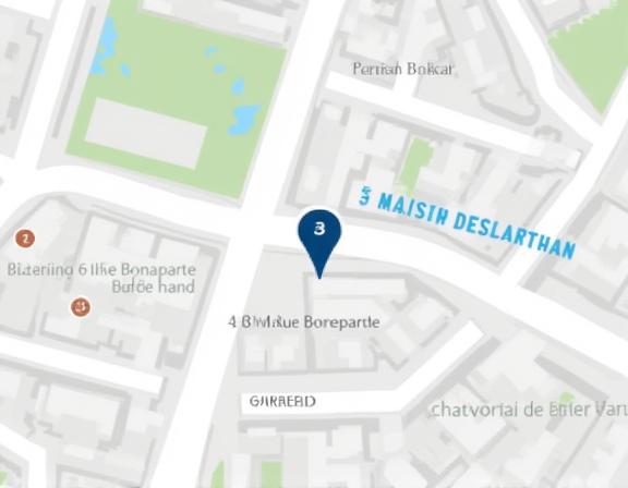 Carte montrant l'emplacement du bureau de Maison Bréval à Paris
